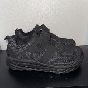 OrthoComfort Mens Mesh Slip On Shoes Black Size 14 (48 Eu) Wide
